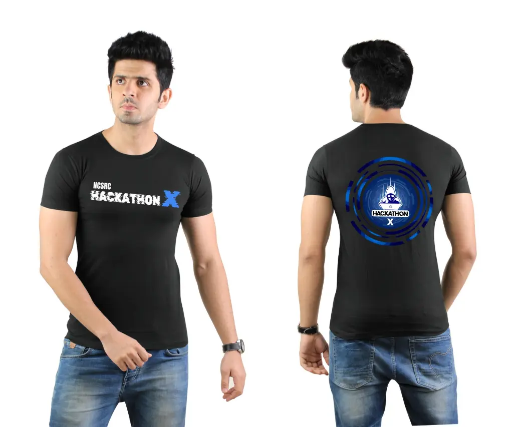 Hackathon X - Round Neck T-Shrit