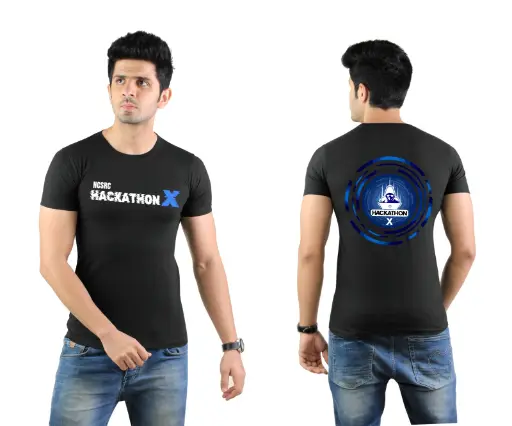 Hackathon X - Round Neck T-Shrit